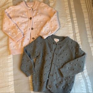 Cat & Jack popcorn cardigan bundle